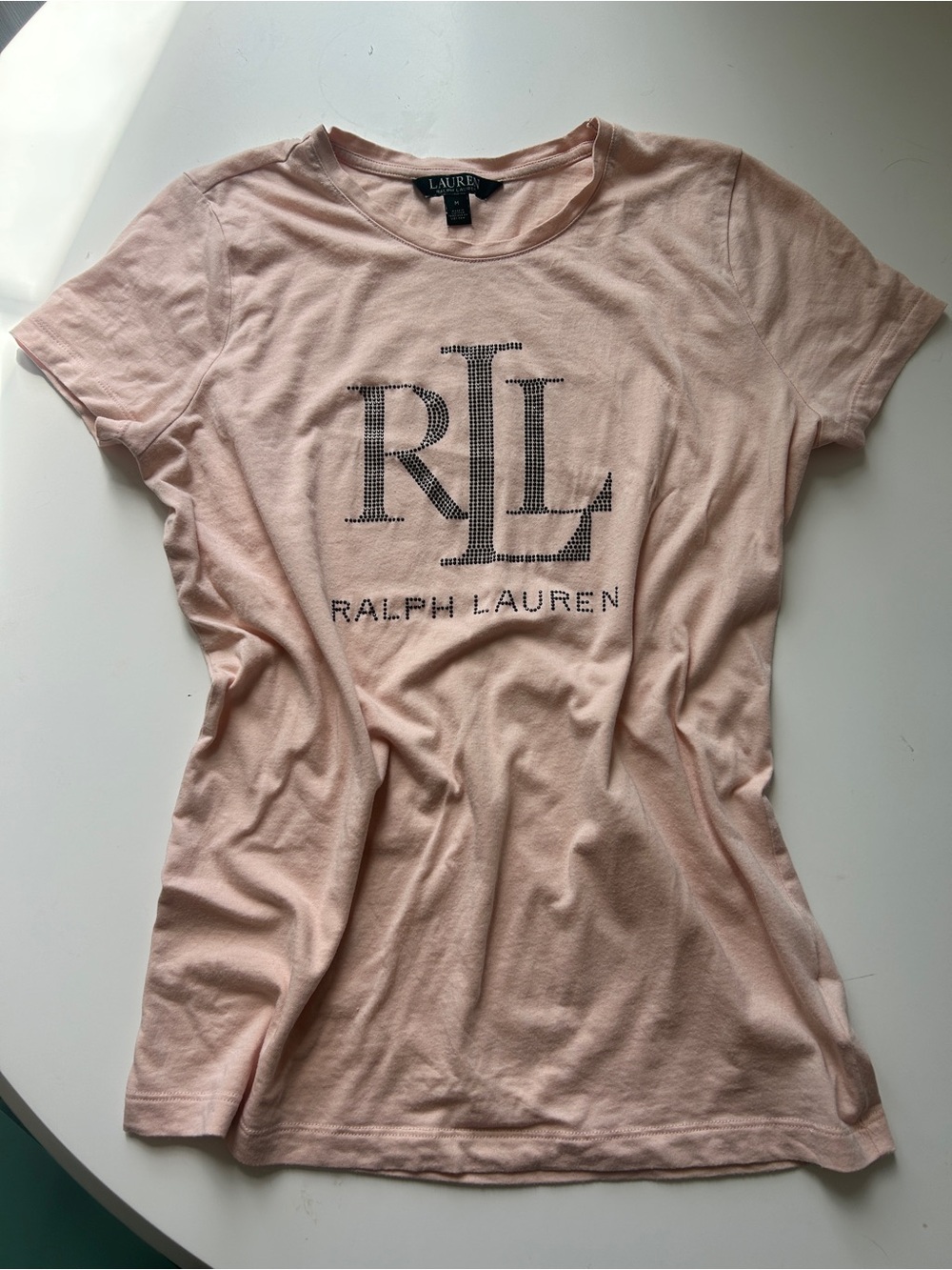 Ralph Lauren Light Pink Short Sleeve Logo Tee